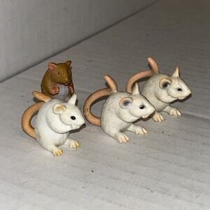 Safari LTD‎ Rodent Mouse Rat Lot Of 4 E3